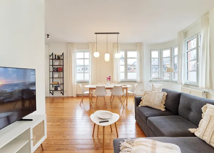 公寓 5-sterne-dtv-ferienwohnung In Fuer 6 Personen - Zentral & Stilvoll, Parkplatz & Wlan 特拉本特拉巴赫